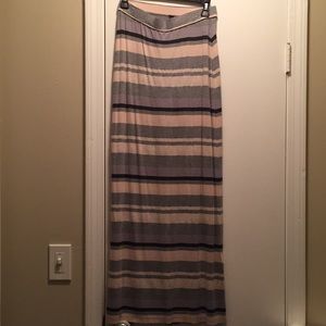 Jessica Simpson Striped Maxi Skirt XS